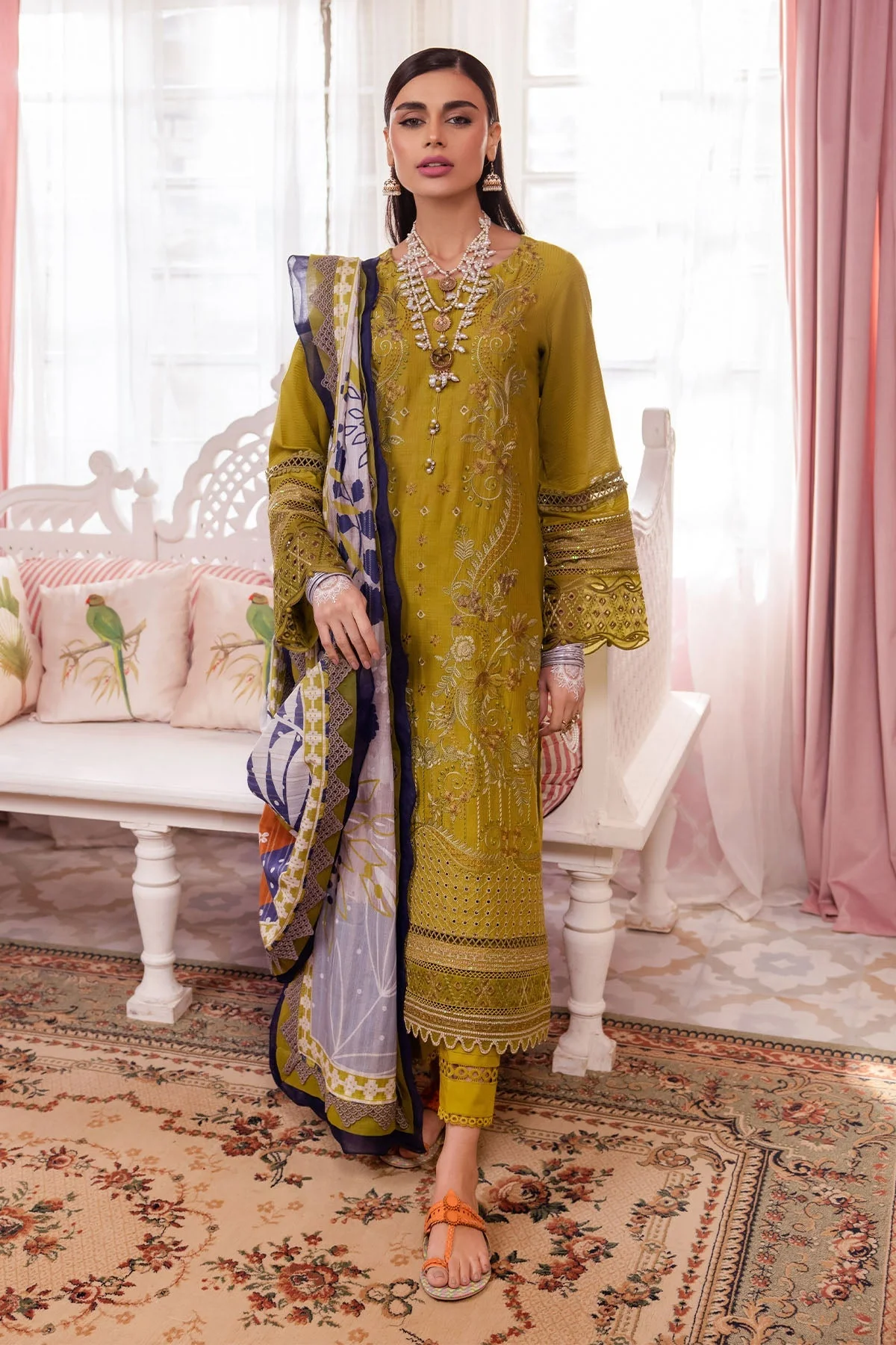 Nureh Maya Lawn Collection 2024 – NS-111 - Image 3