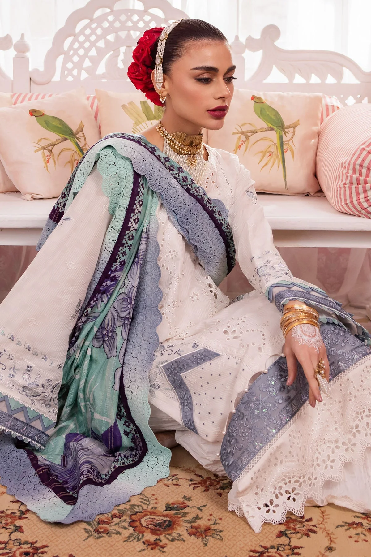 Nureh Maya Lawn Collection 2024 – NS-112 - Image 4