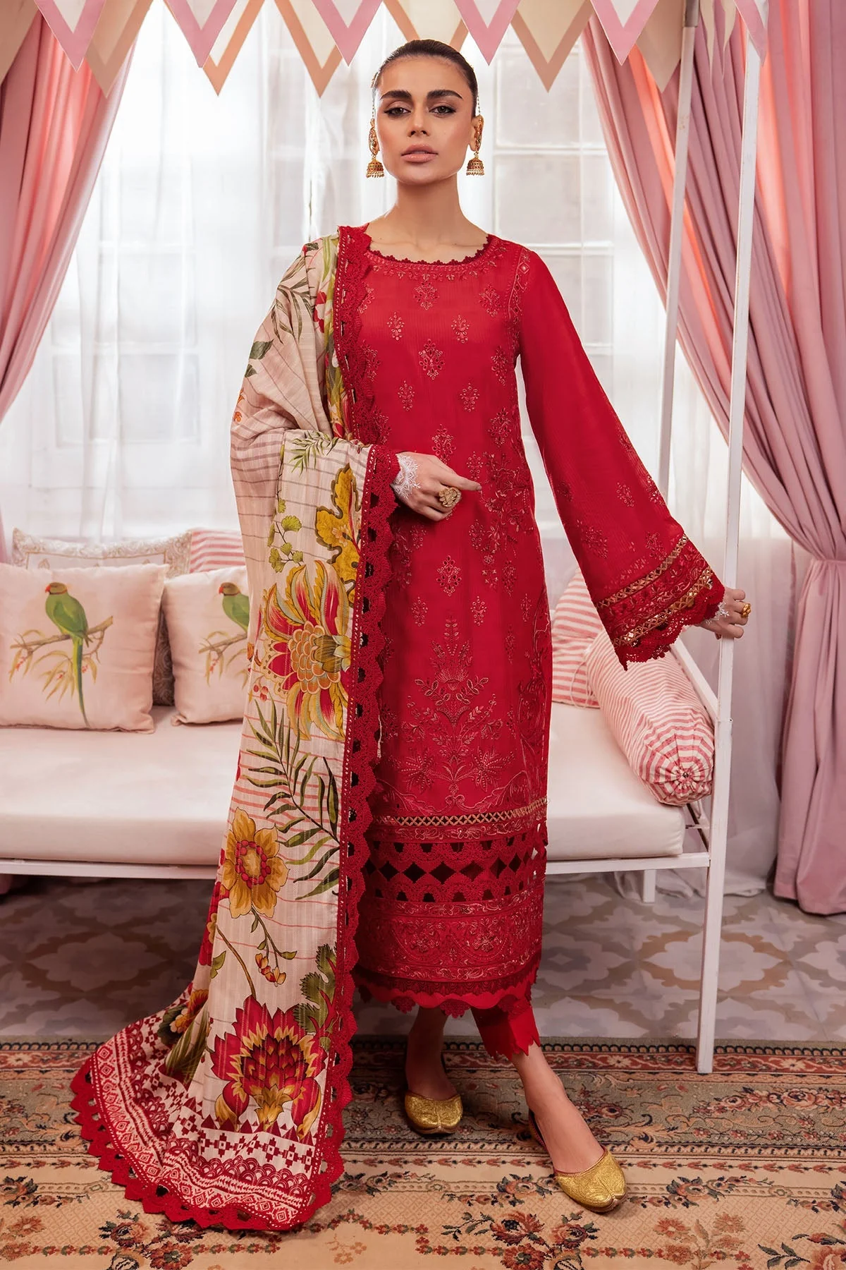 Nureh Maya Lawn Collection 2024 – NS-113 - Image 3