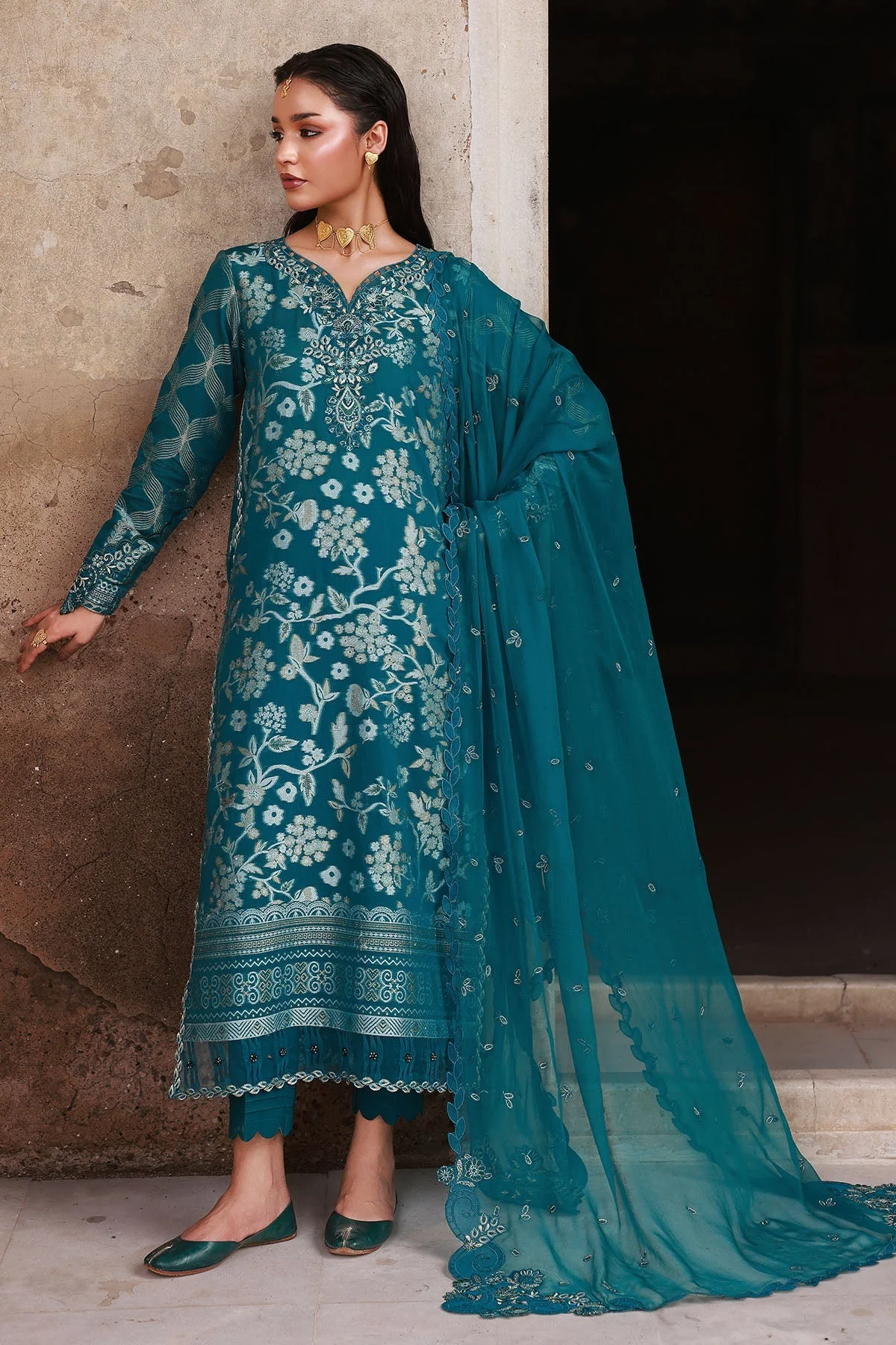 Nureh Maya Lawn Jacquard – NJ-101 - Image 4