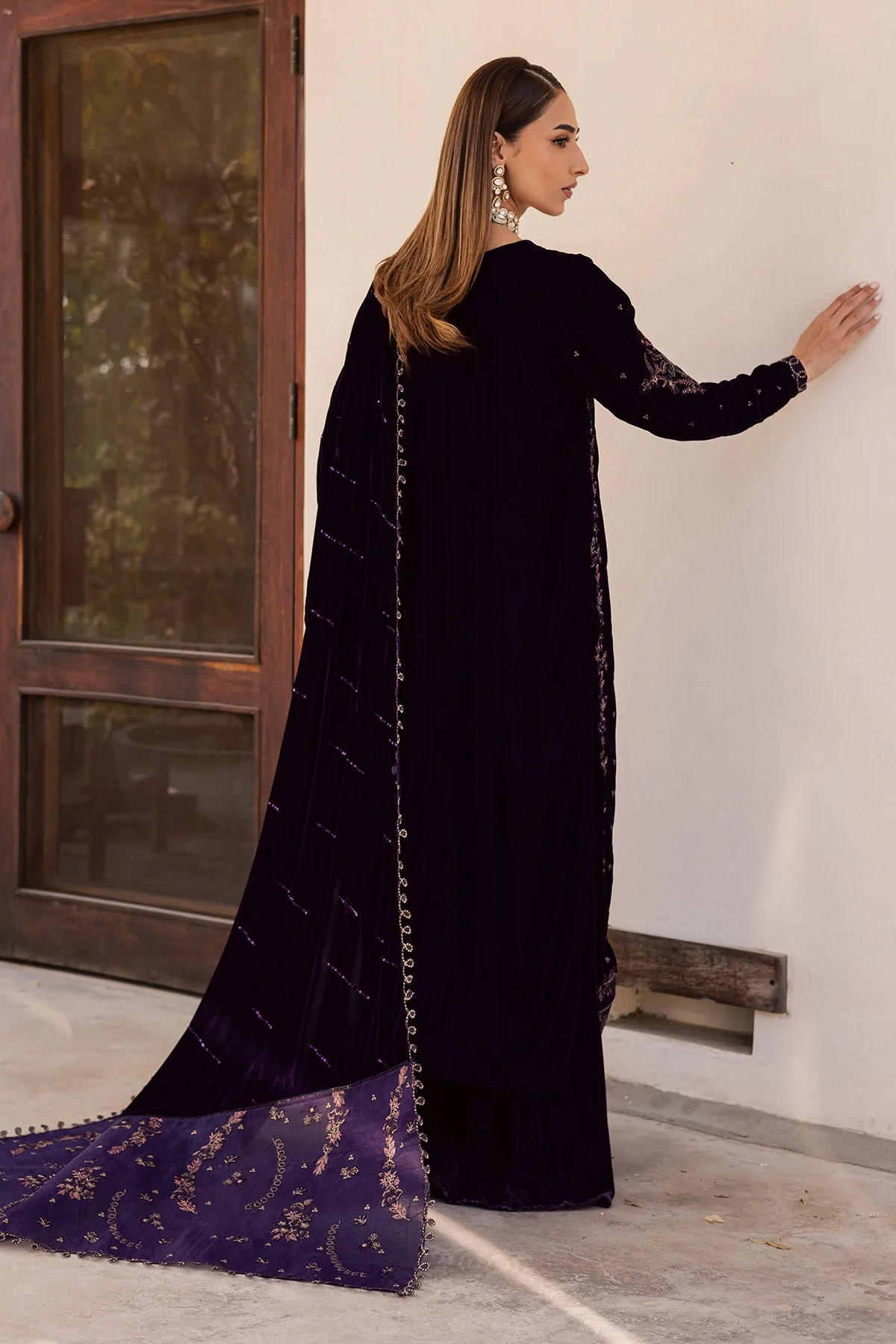 Nureh Maya Velvet Winter Edit – NW-123 - Image 4