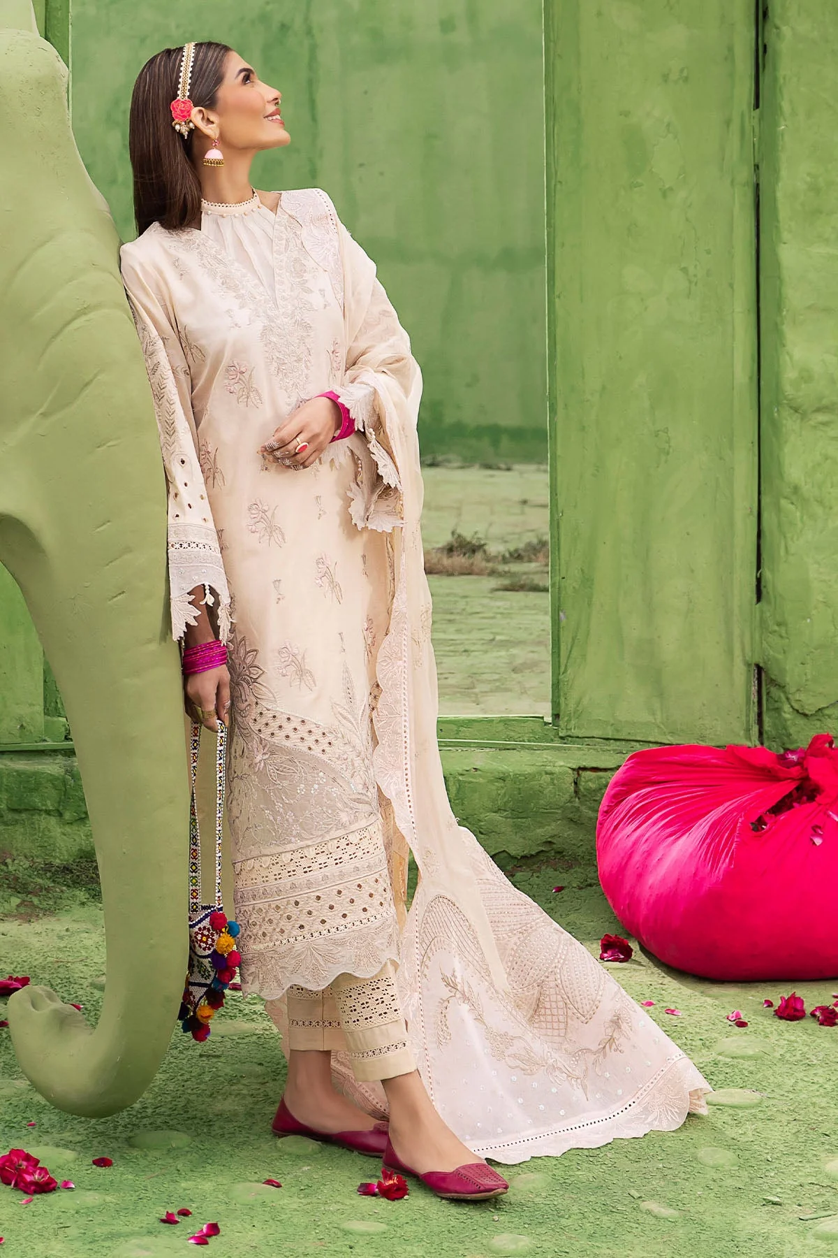 Nureh Mela Eid Festive Lawn Collection – NDS-104 - Image 5