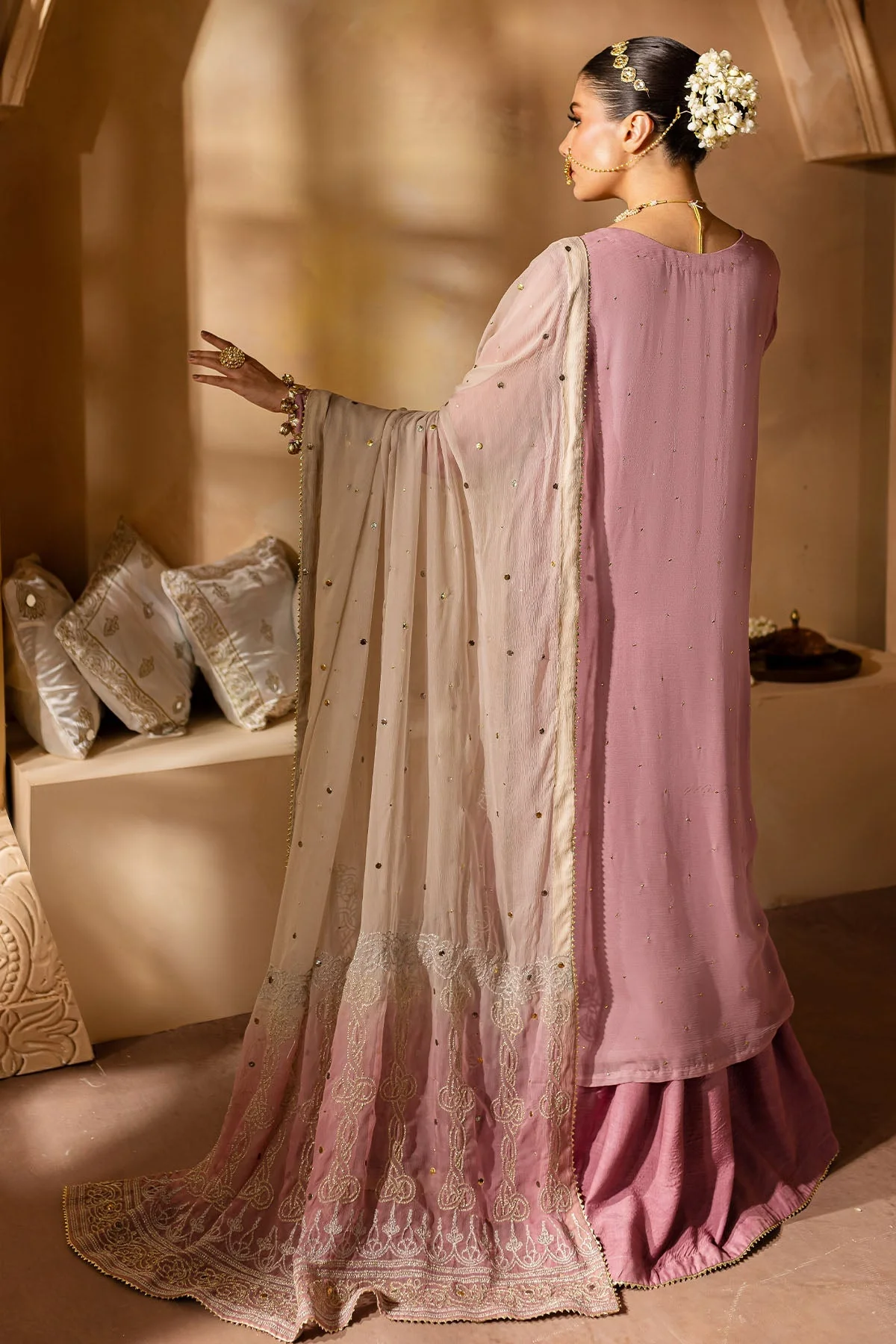 Nureh Mukeshkari Luxury Chiffon Formals – MK-04 - Image 6