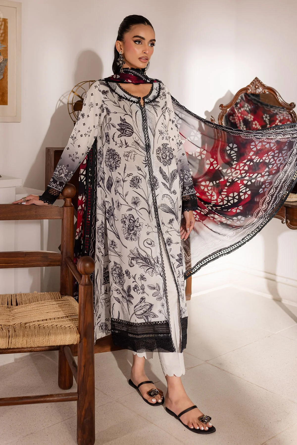 Nureh Signature Prints Lawn – SP-144 - Image 5