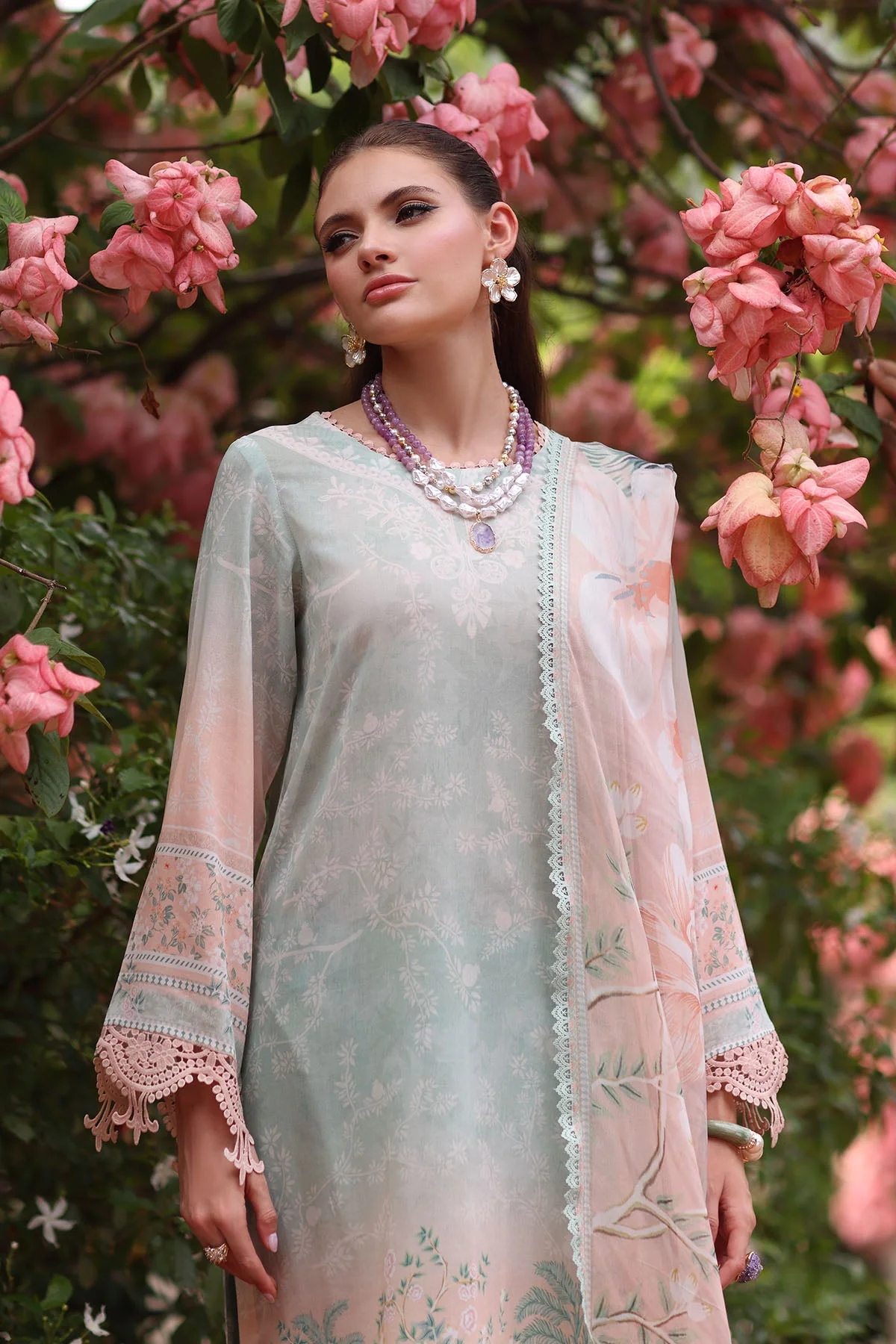 Nureh Signature Prints Lawn – SP-154 - Image 2