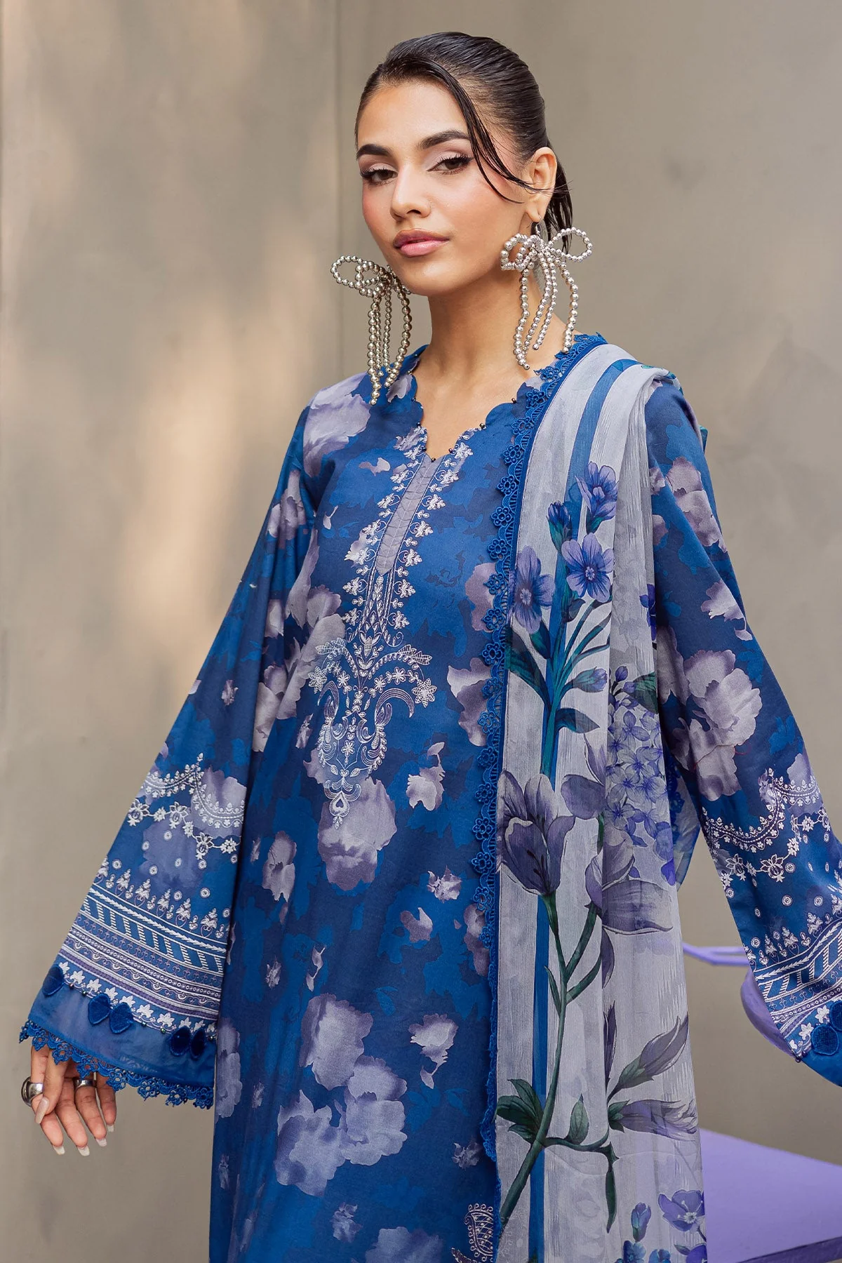 Nureh Signature Prints Lawn – SP-157 - Image 2