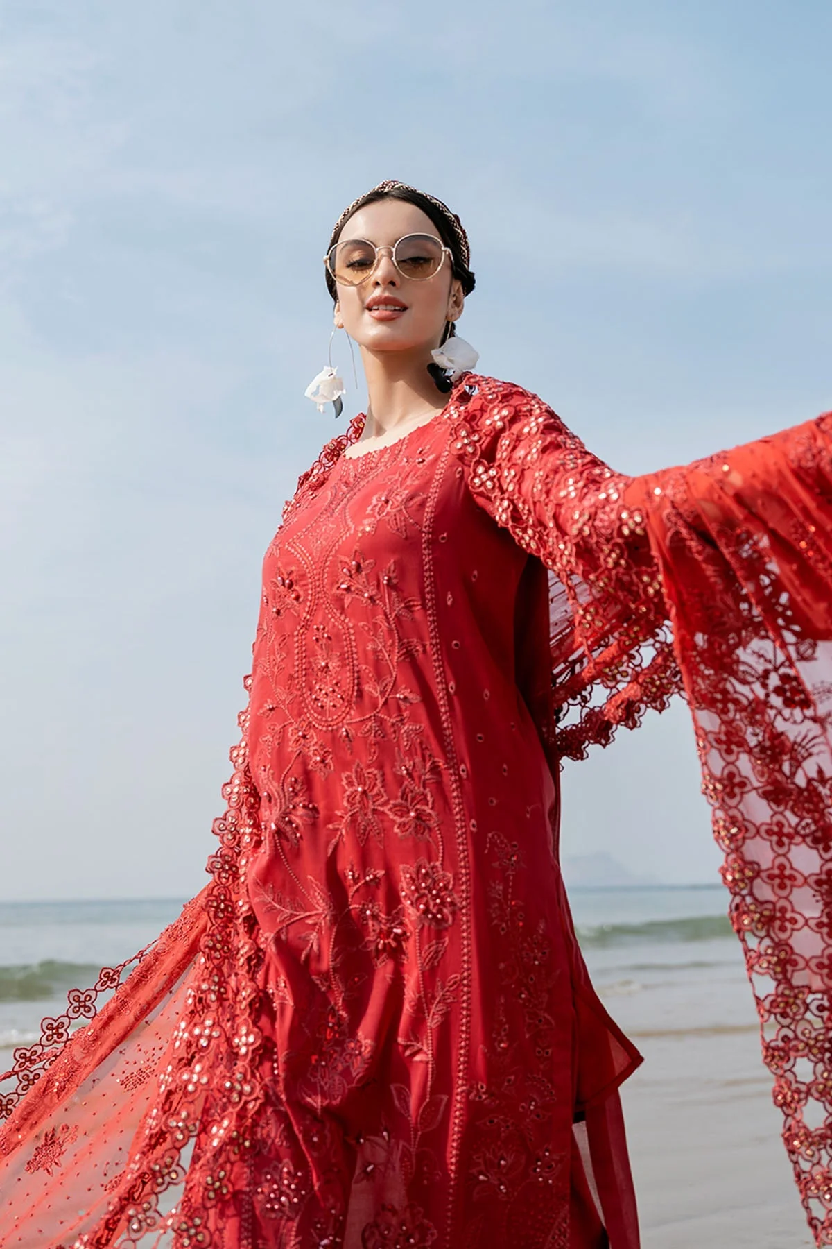 Nureh Tere Sang Swiss Lawn Collection 2023 – CHERIE - Image 6