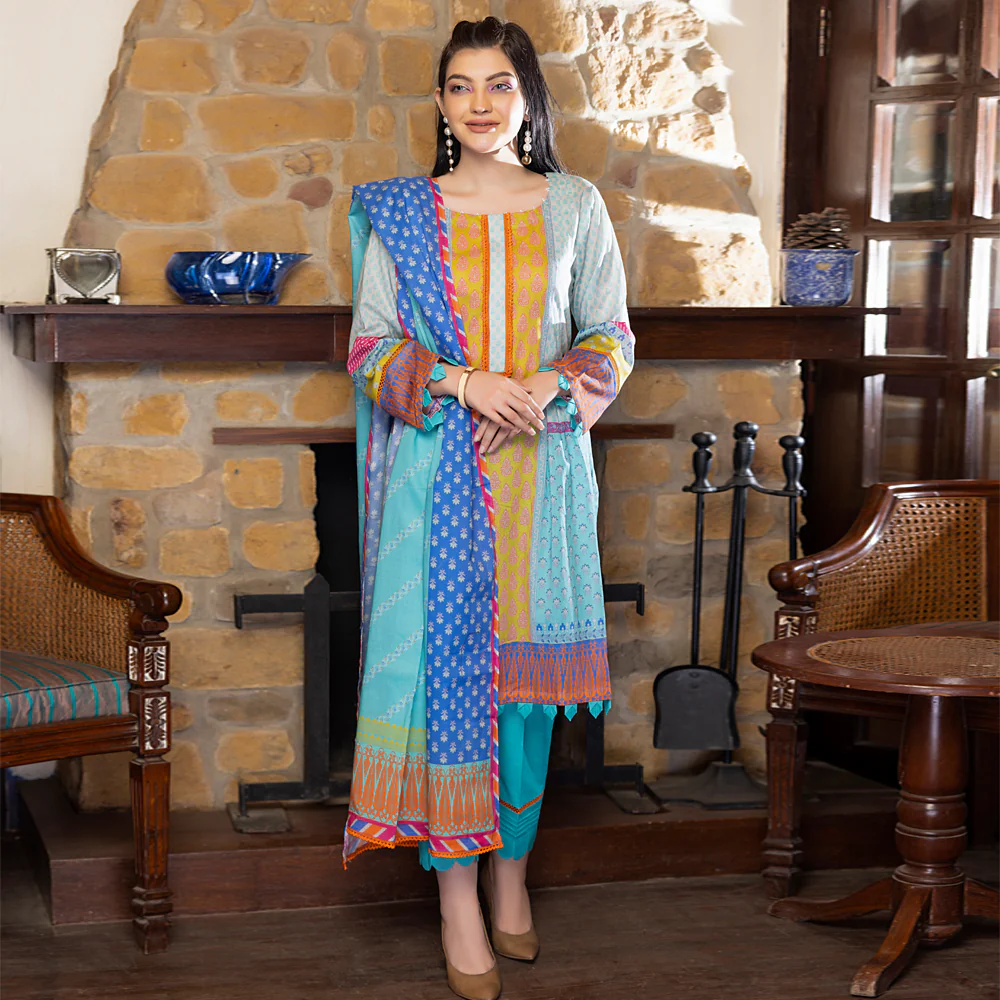 Orchid Printed Lawn Collection – OPL-16 - Image 4