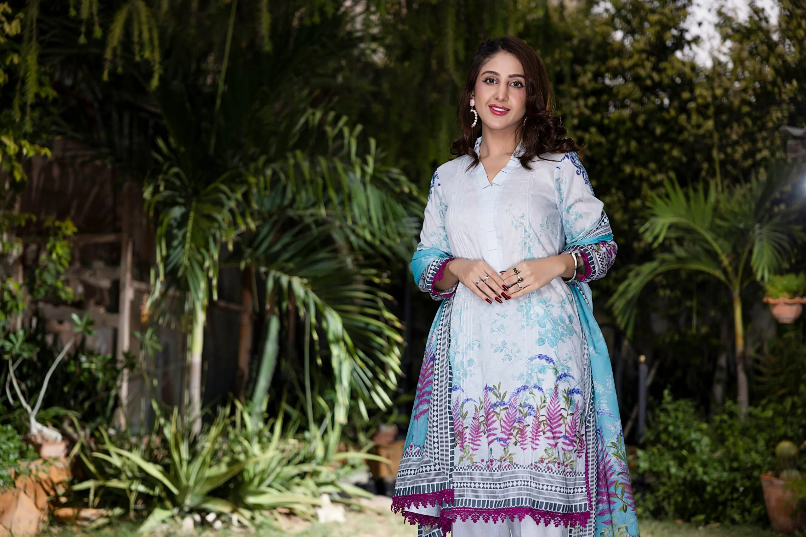 Orchid Printed Lawn Collection – OPL-7 - Image 2