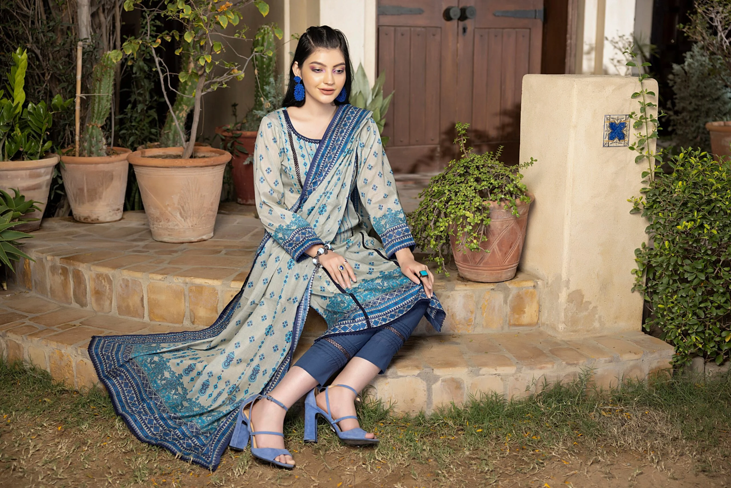 Orchid Printed Lawn Collection – OPL-9 - Image 3