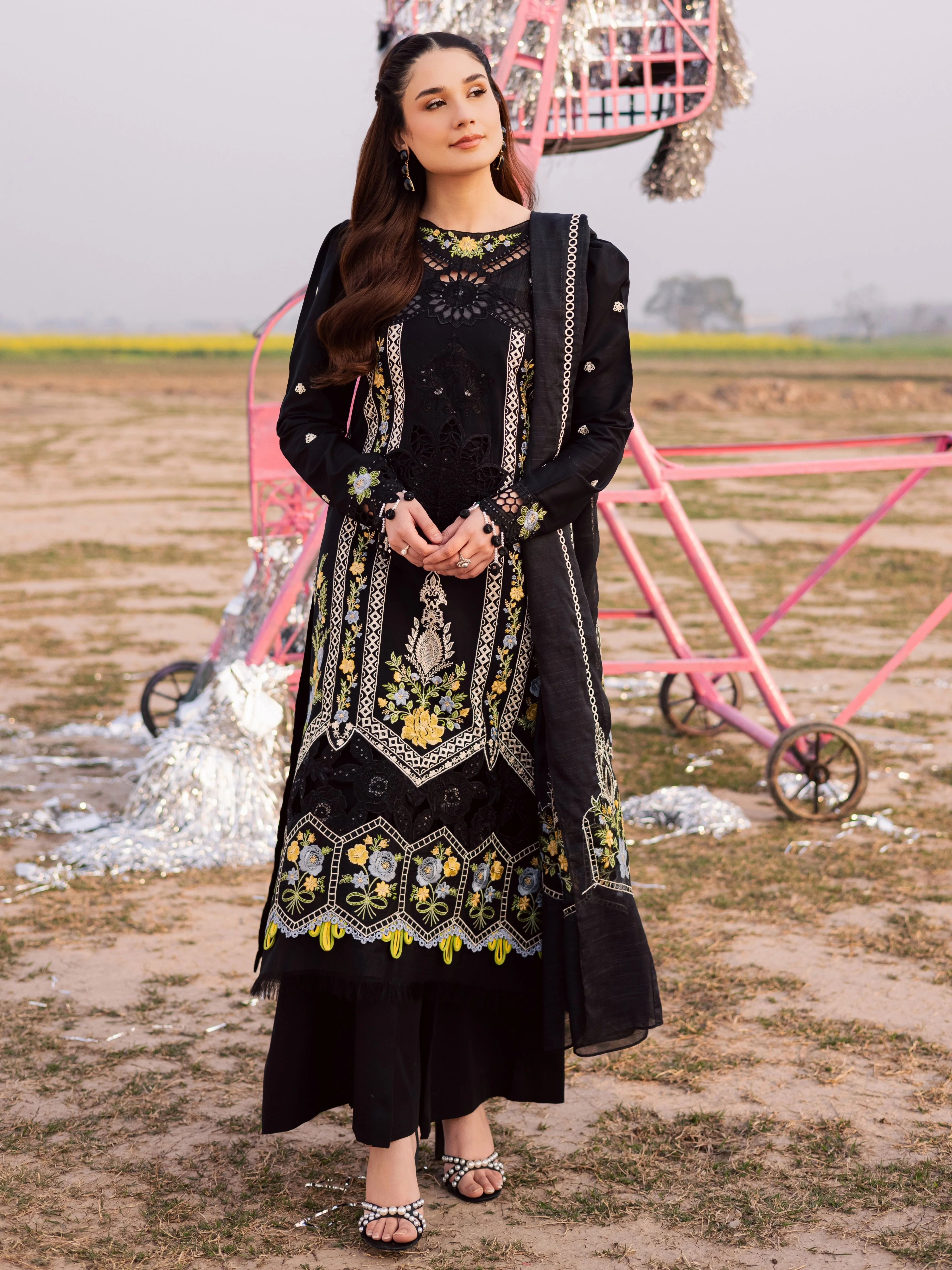 Parishay Dil-e-Raqsum Lawn – DQ-01 - Image 2