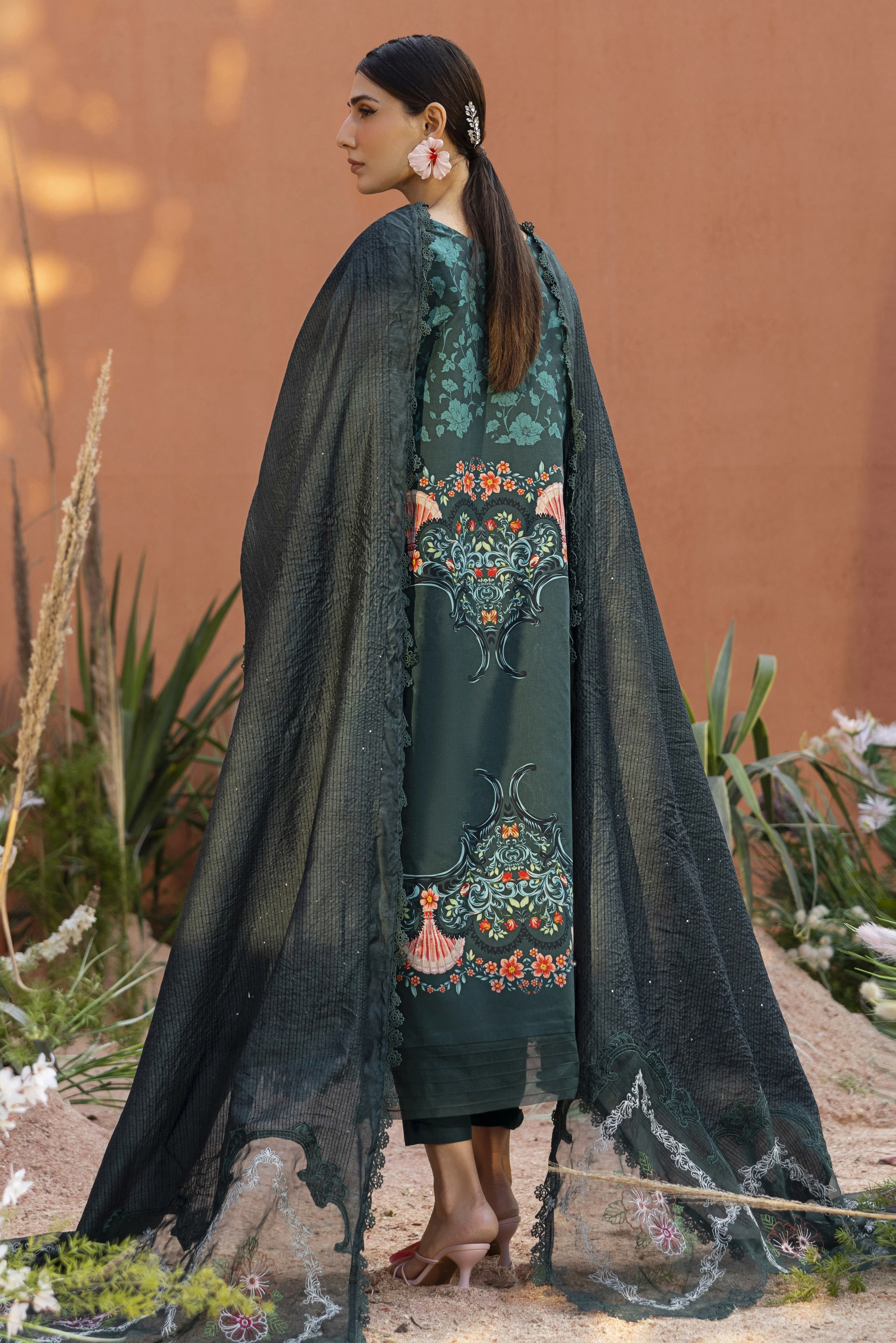 Parishay Ivy Bloom Lawn – IB-10 - Image 2
