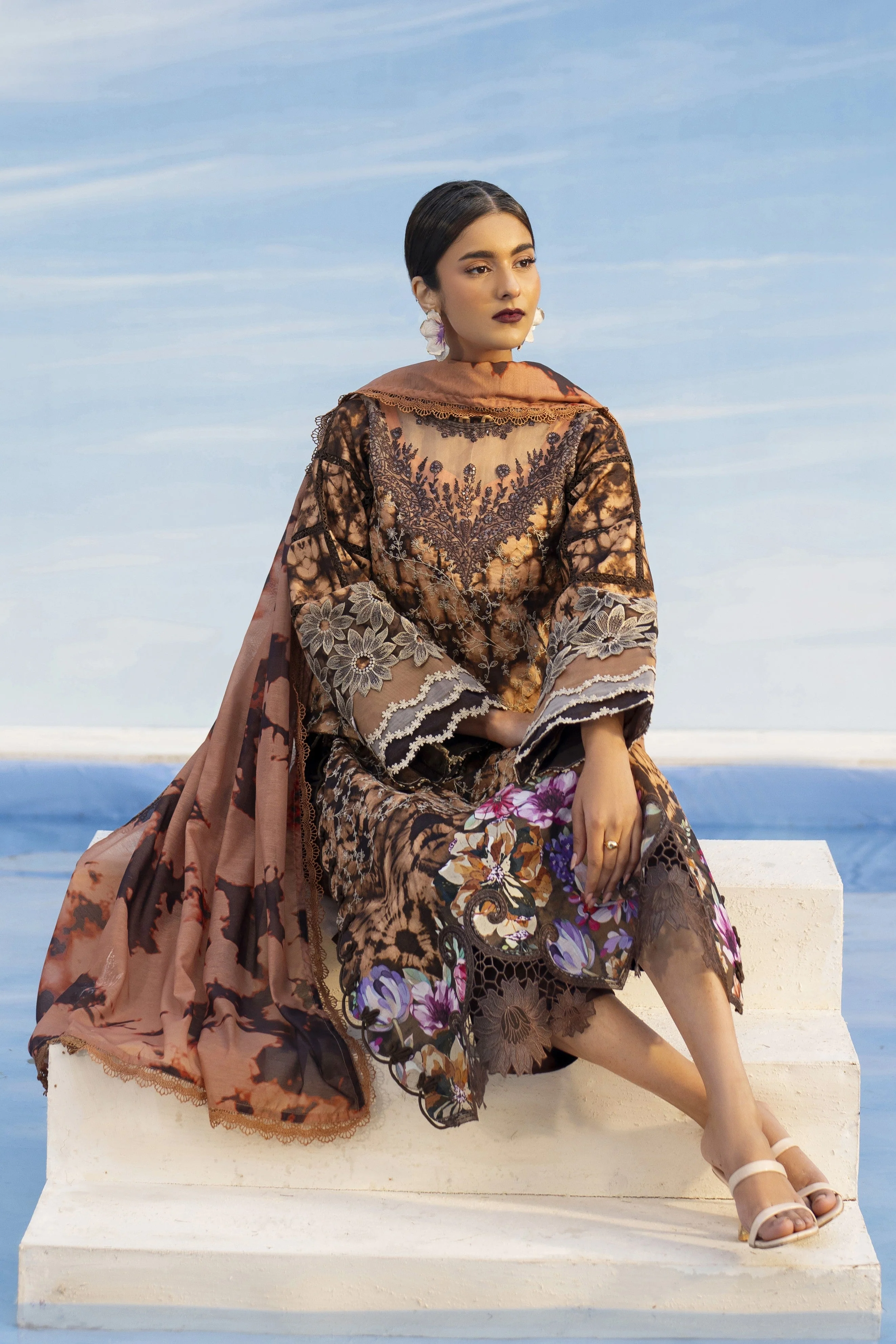 Parishay Ivy Bloom Lawn – IB-12 - Image 7