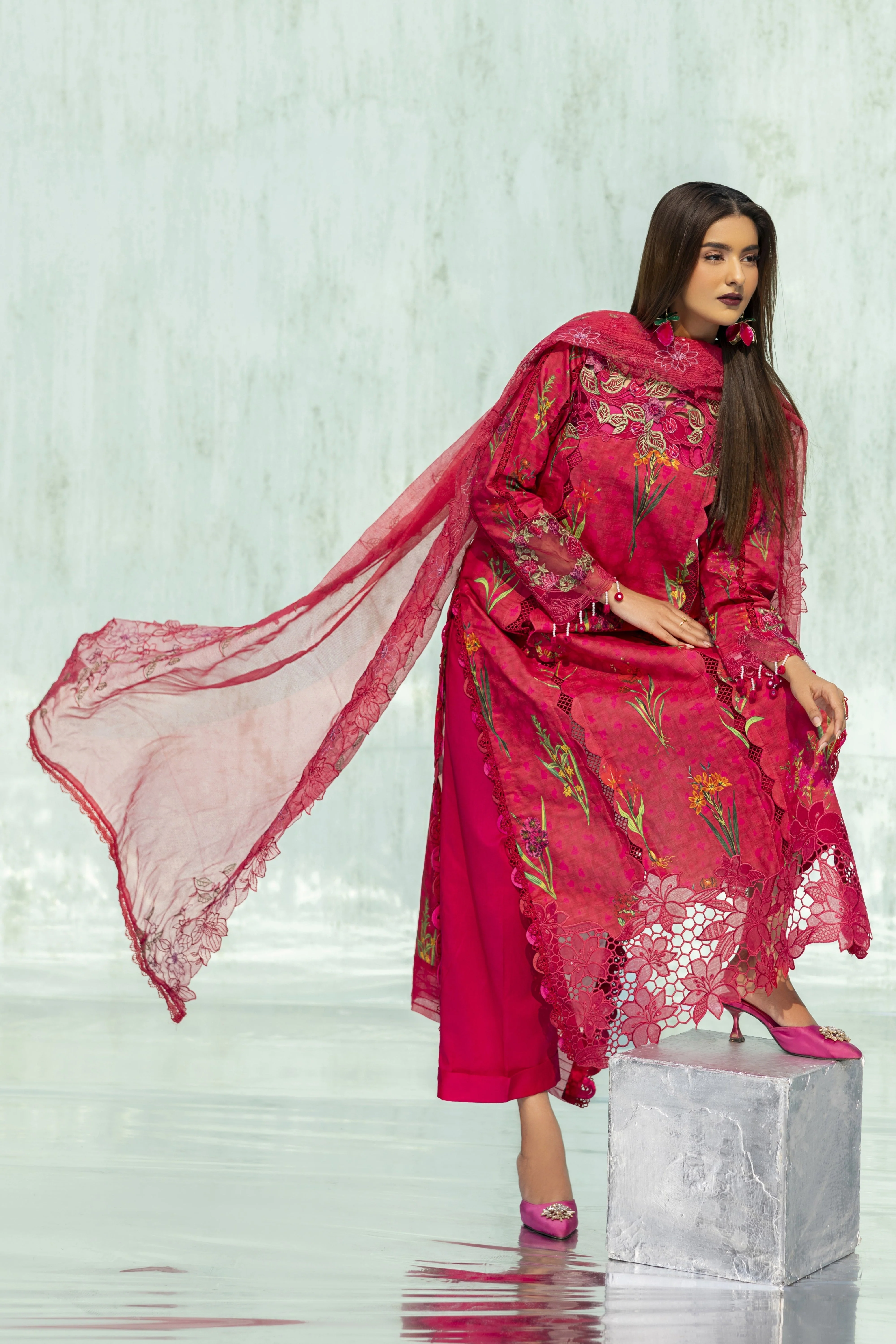 Parishay Ivy Bloom Lawn – IB-16 - Image 7