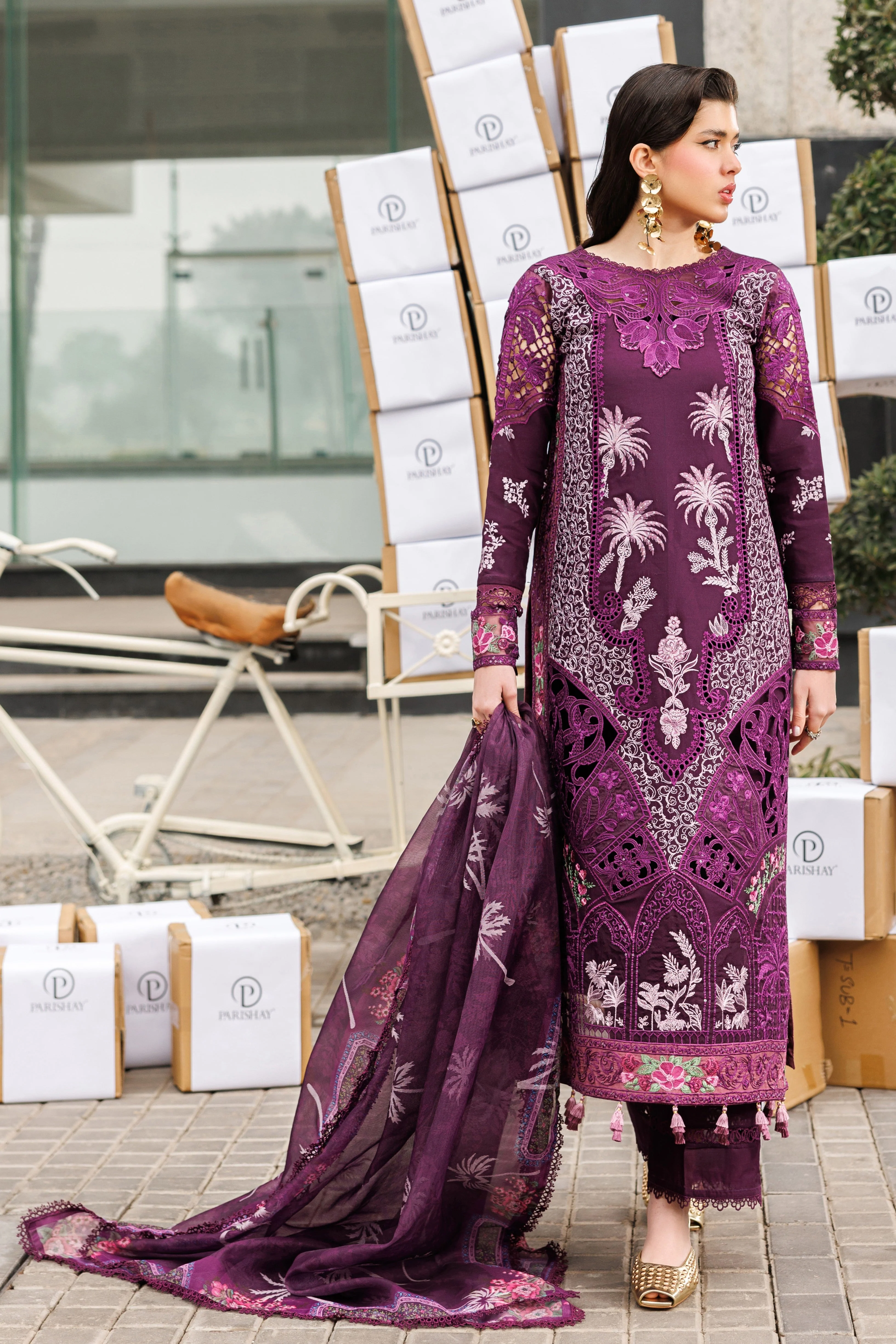 Parishay Monaco Luxury Lawn – MN-12 - Image 8