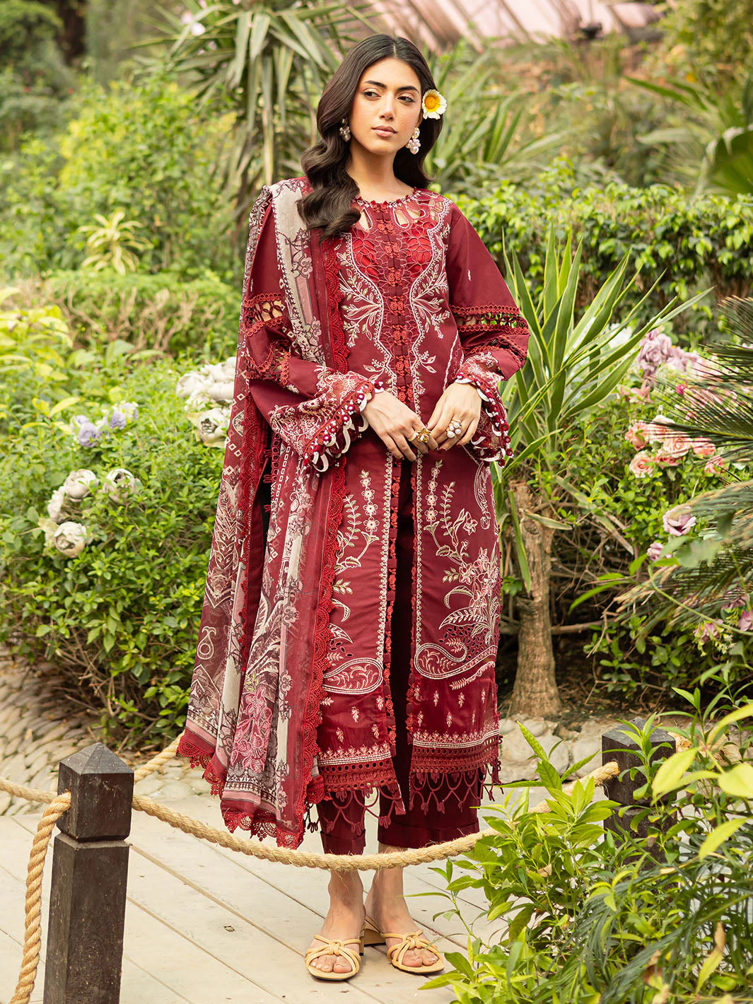 Parishay Shangrila Luxury Lawn Vol-II – SHR - 01 - Image 6