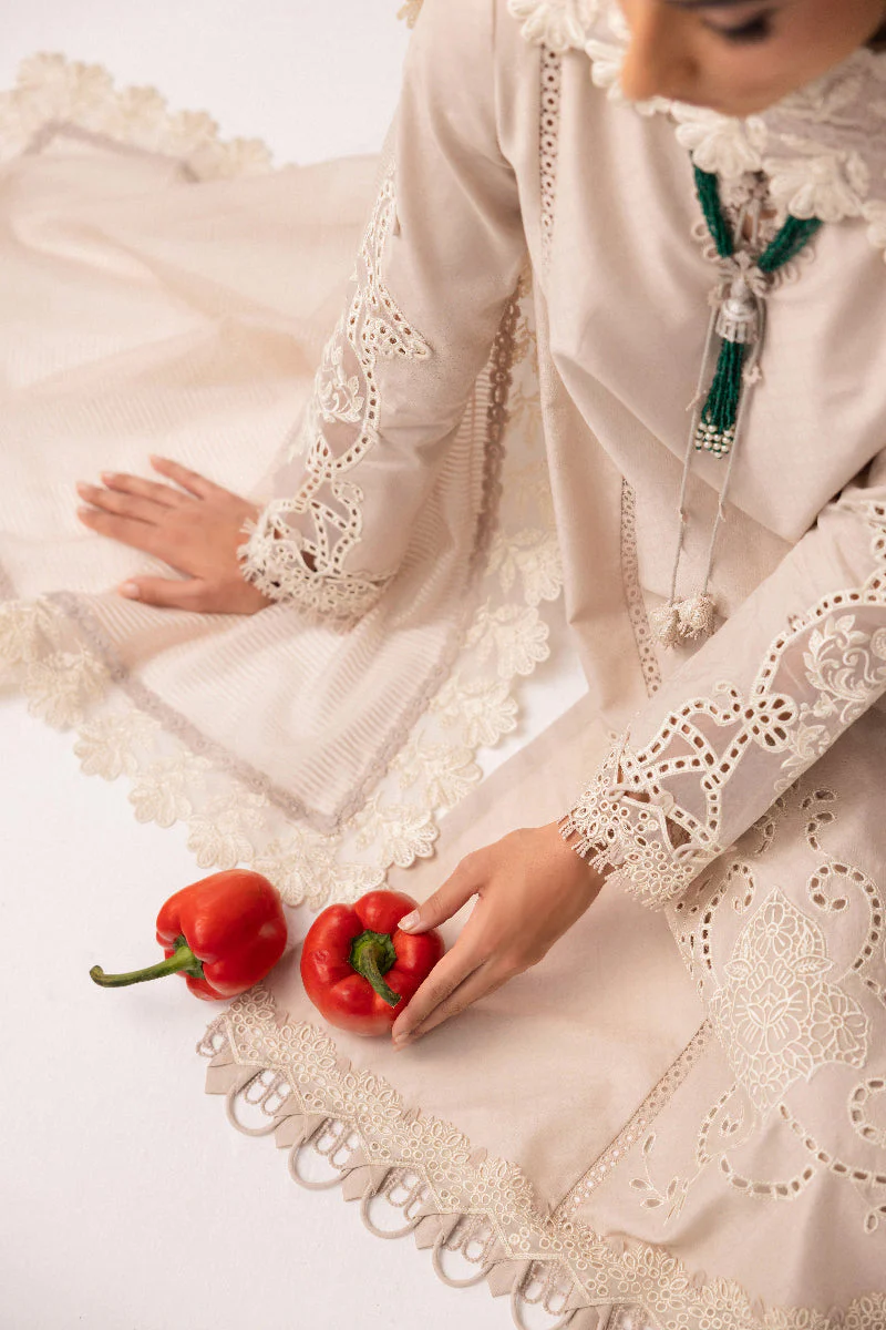 Qalamkar Basic RTW/Pret Eid Lawn – KT-03 Naire - Image 4
