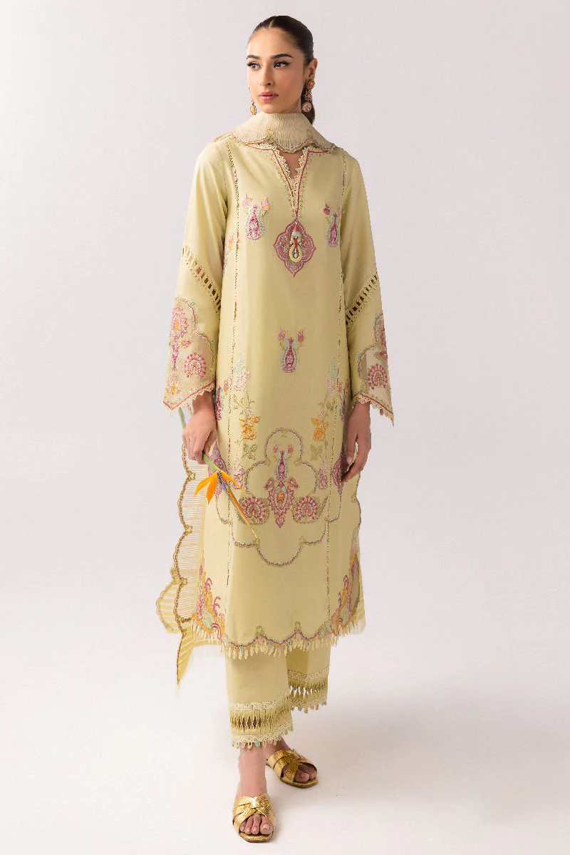 Qalamkar Basic RTW/Pret Eid Lawn – KT-08 Afra - Image 5