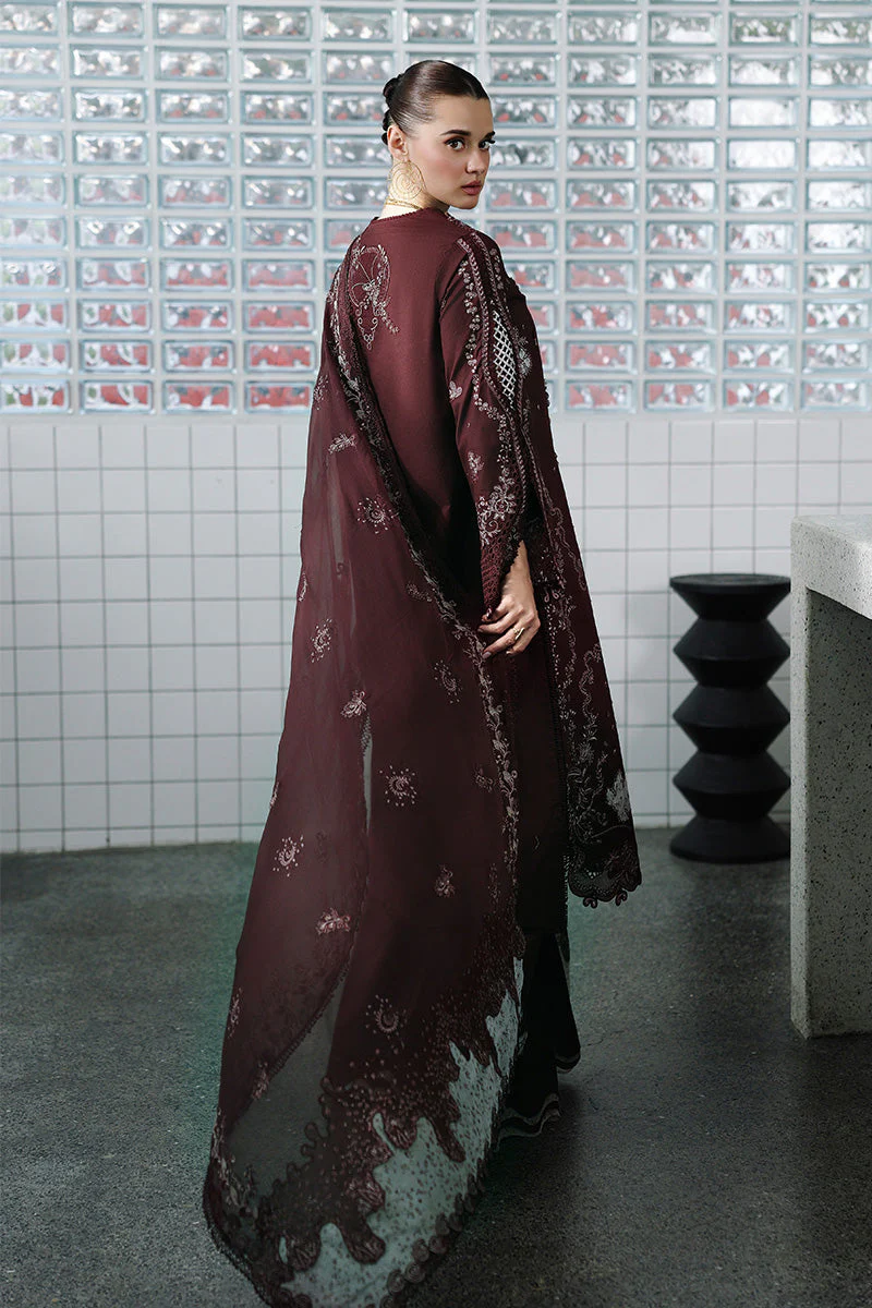 Qalamkar Chikankari Eid Edit Lawn – CM-01 ESHAL - Image 9
