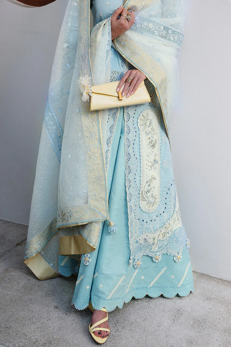 Qalamkar Chikankari Eid Edit Lawn – CM-05 NAYRA - Image 8