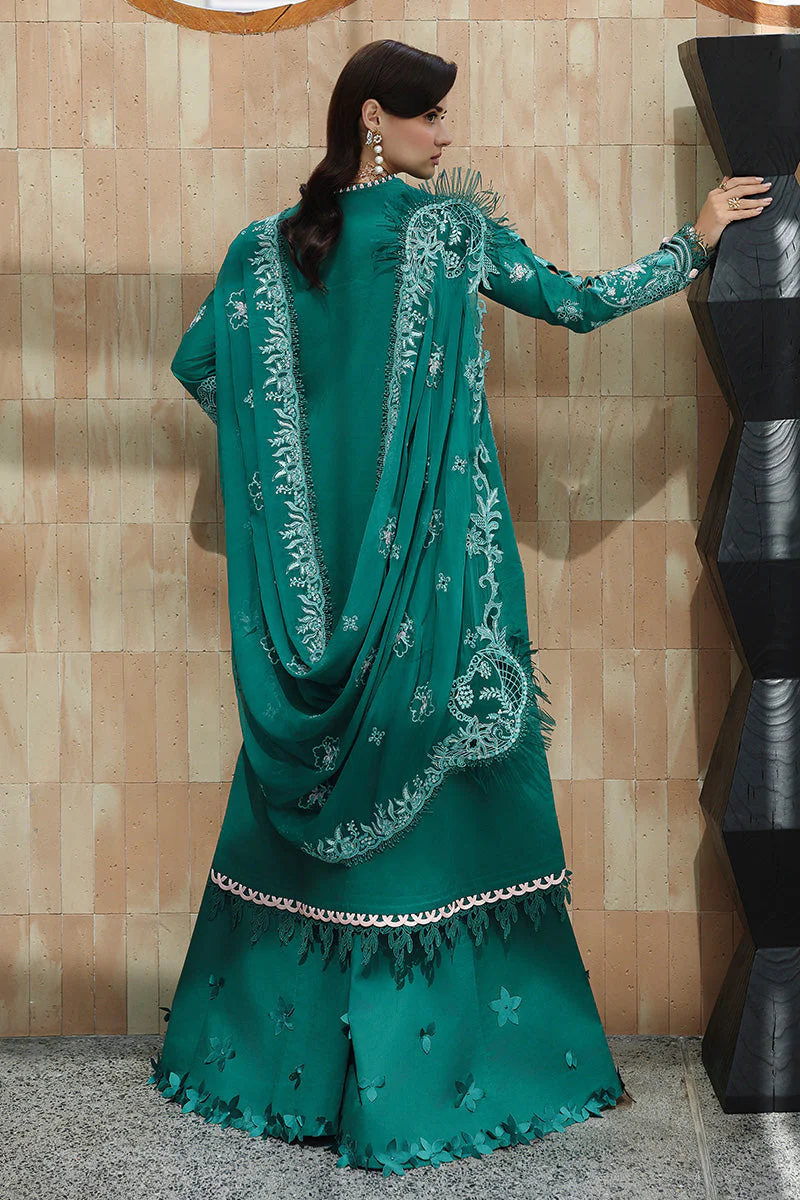 Qalamkar Chikankari Eid Edit Lawn – CM-07 ROGUE - Image 3