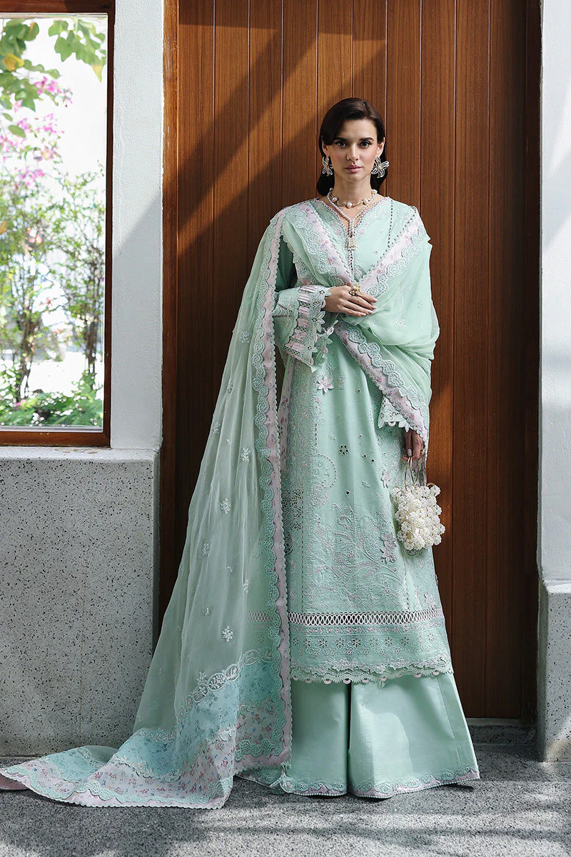Qalamkar Chikankari Eid Edit Lawn – CM-08 SEREN - Image 10