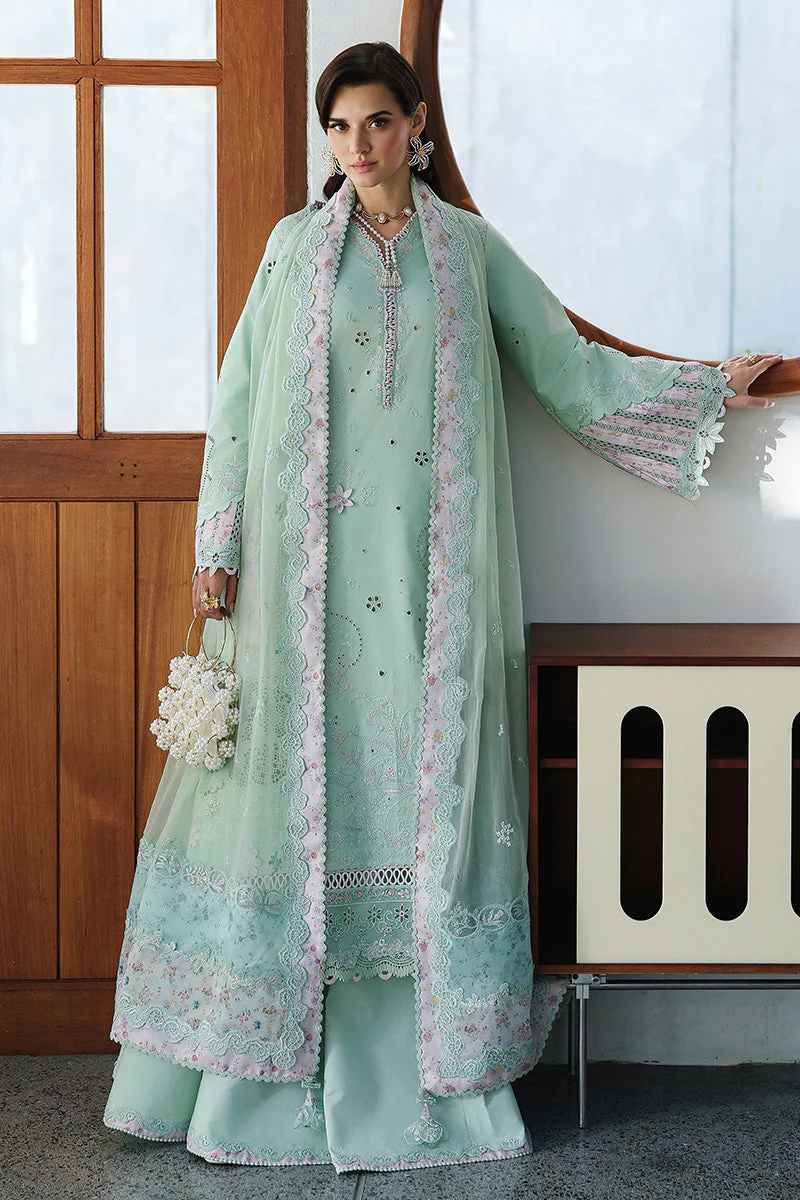 Qalamkar Chikankari Eid Edit Lawn – CM-08 SEREN - Image 2