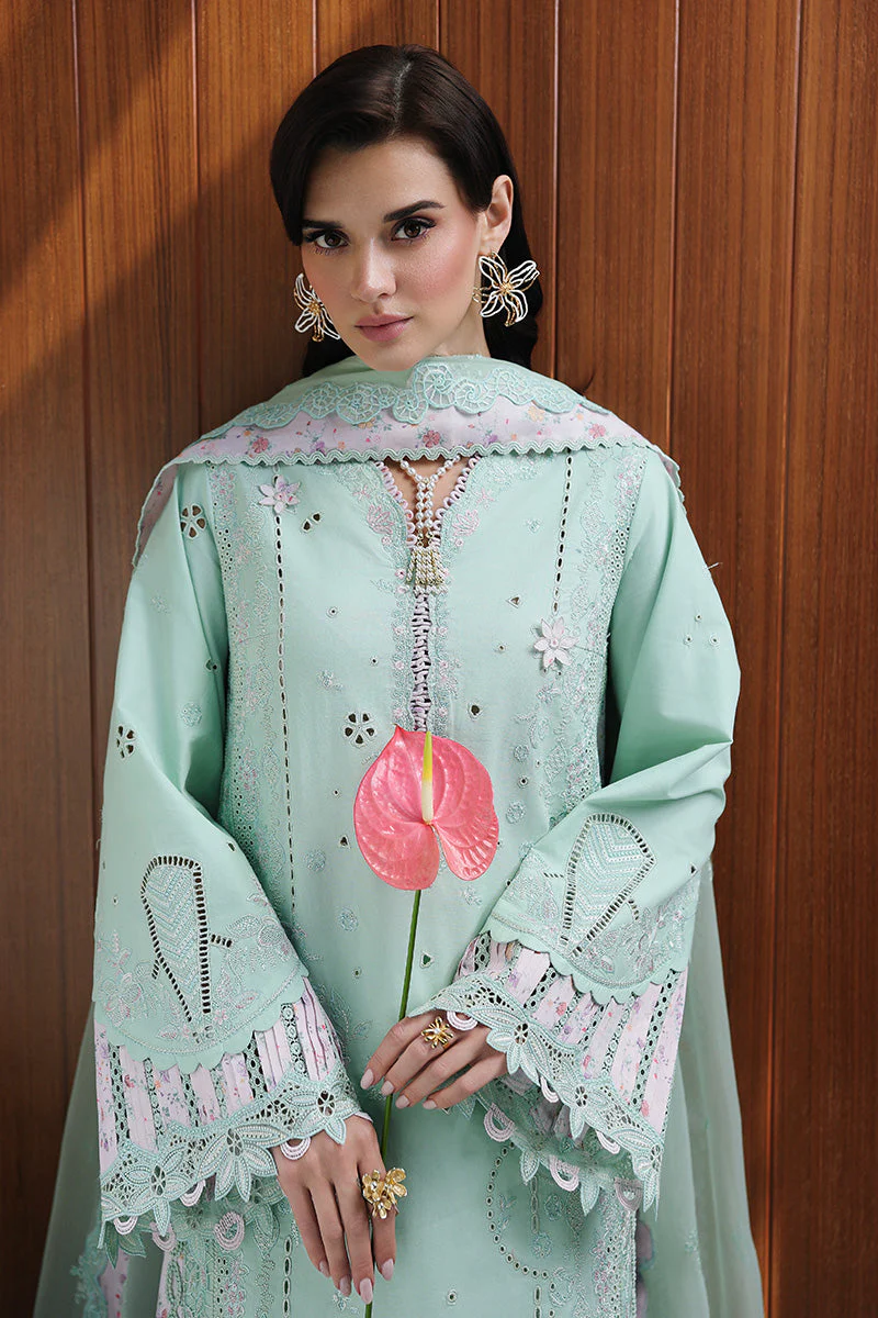 Qalamkar Chikankari Eid Edit Lawn – CM-08 SEREN - Image 3