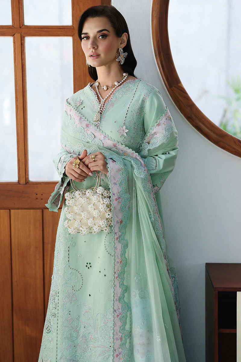 Qalamkar Chikankari Eid Edit Lawn – CM-08 SEREN - Image 4