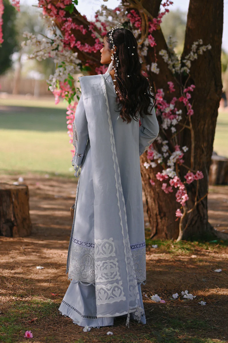 Qalamkar Chikankari Eid Edit Lawn Collection – CF-06 LILLY - Image 10