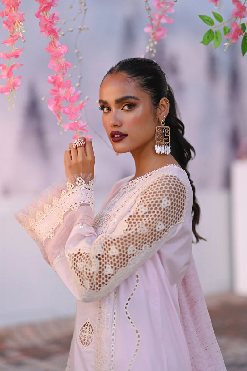 Qalamkar Chikankari Eid Edit Lawn Collection – CF-08  ARZOU - Image 2
