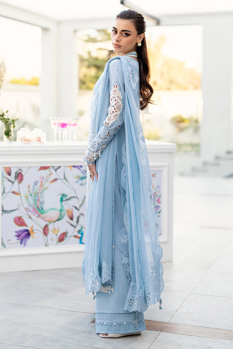 Qalamkar Chikankari Lawn Eid Edit – CS-01 Tasha - Image 5