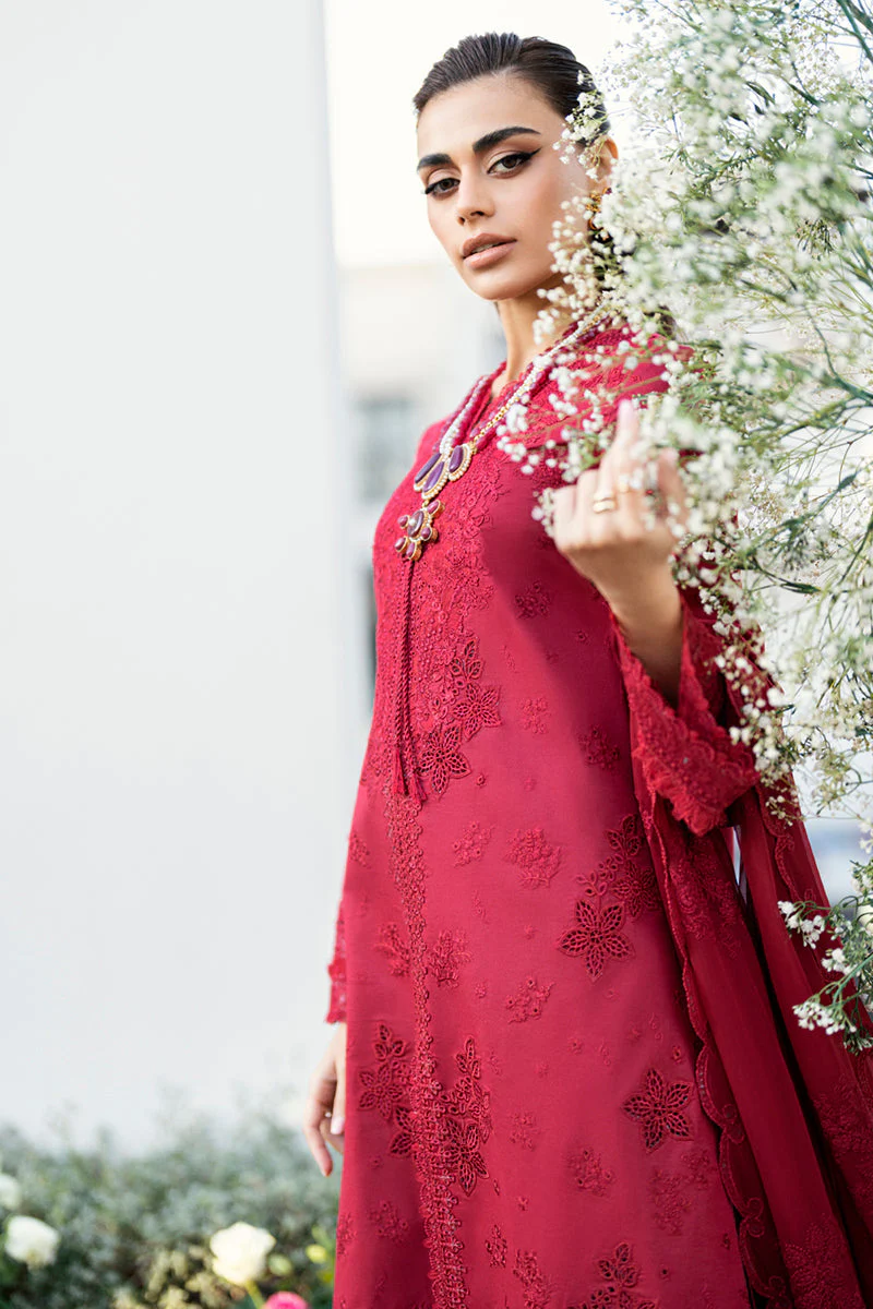 Qalamkar Chikankari Lawn Eid Edit – CS-02 LERA - Image 5