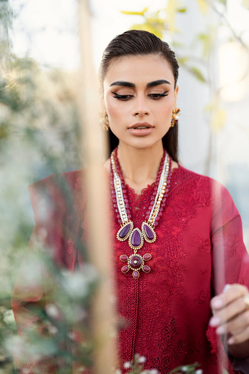 Qalamkar Chikankari Lawn Eid Edit – CS-02 LERA - Image 7