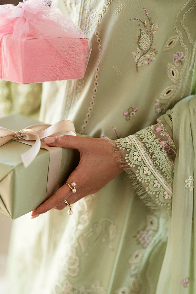 Qalamkar Chikankari Lawn Eid Edit – CS-04 ERZA - Image 9