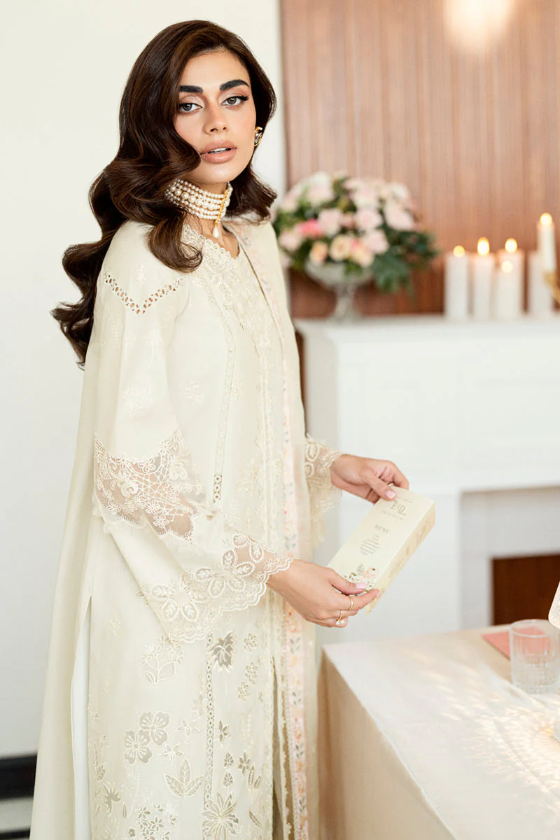 Qalamkar Chikankari Lawn Eid Edit – CS-08 ERSA - Image 7