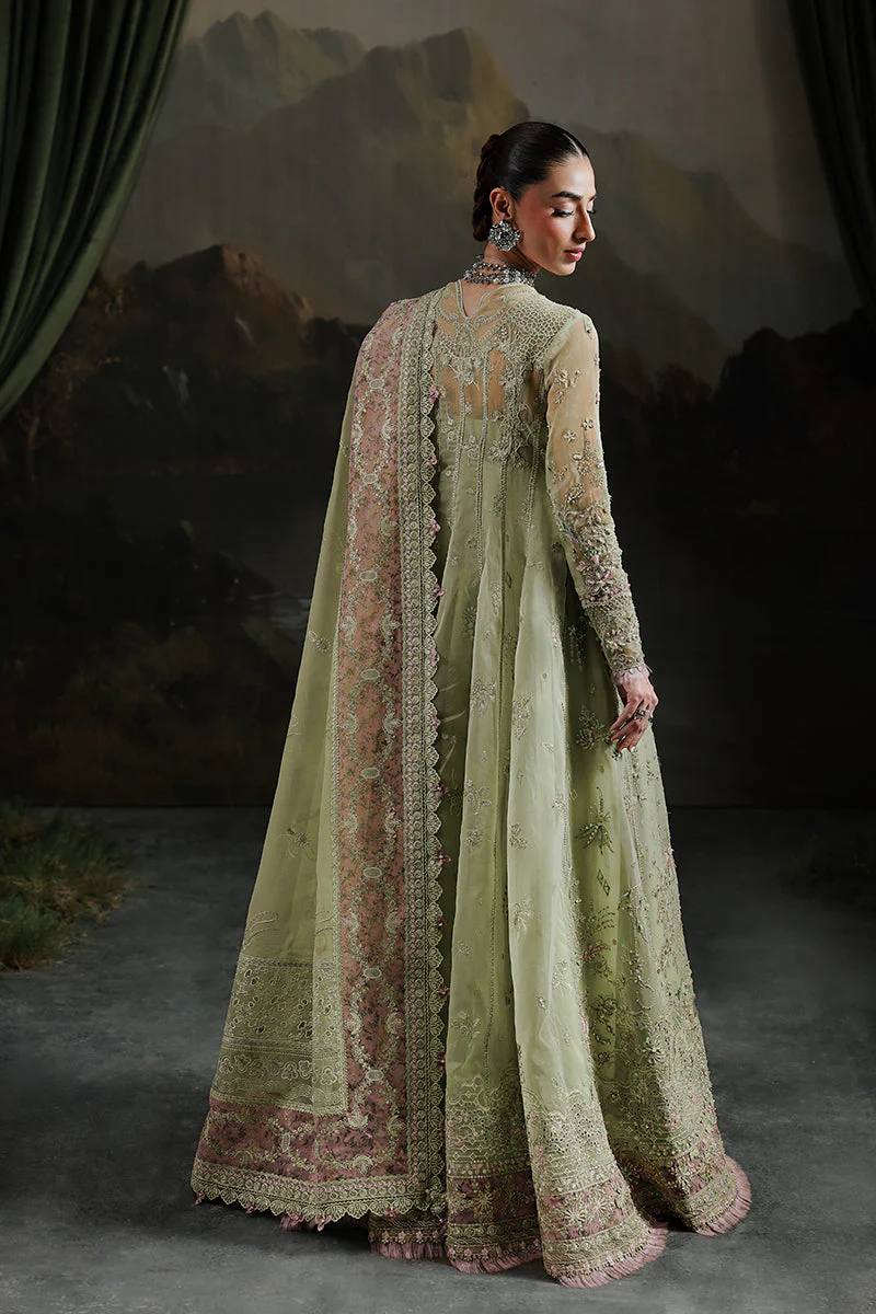 Qalamkar Elirah Luxury Wedding Festive Formals – MF-02 SAGE AURA - Image 3