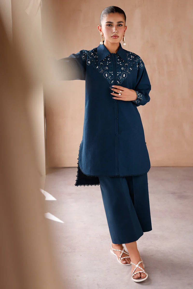 Qalamkar Embroidered Co-ords 2PC RTW – EP-08 RUMI - Image 9