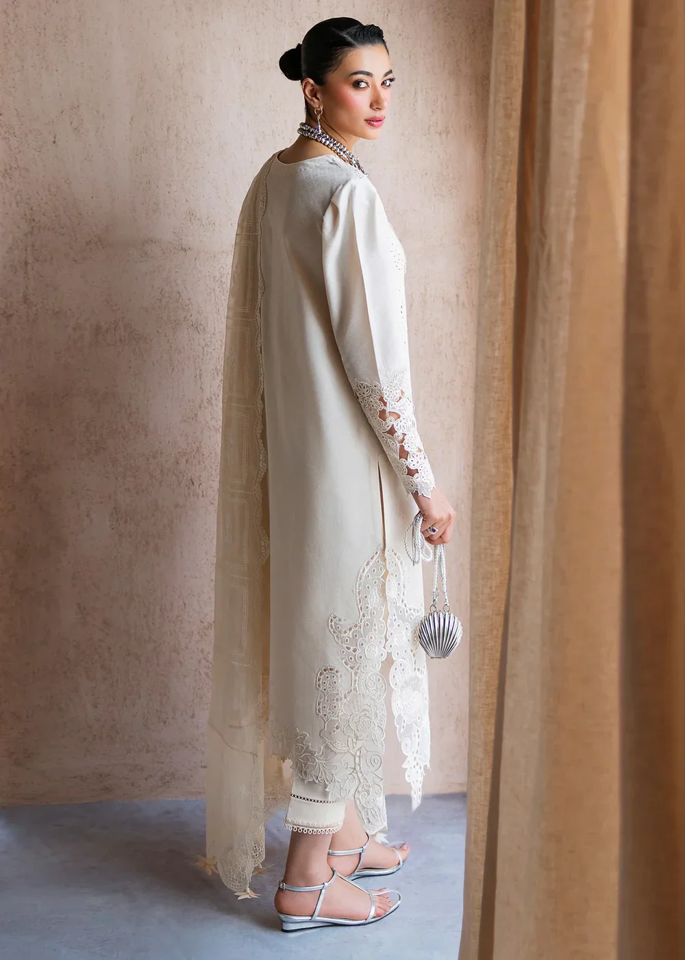Qalamkar Exclusive RTW/Pret Eid Lawn - QK-PA-01 HALO - Image 4