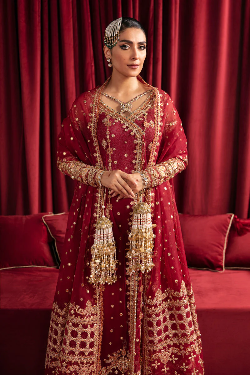 Qalamkar Heer Ranjha Luxury Wedding Formals – HR-02 MEHRUNNISA - Image 4