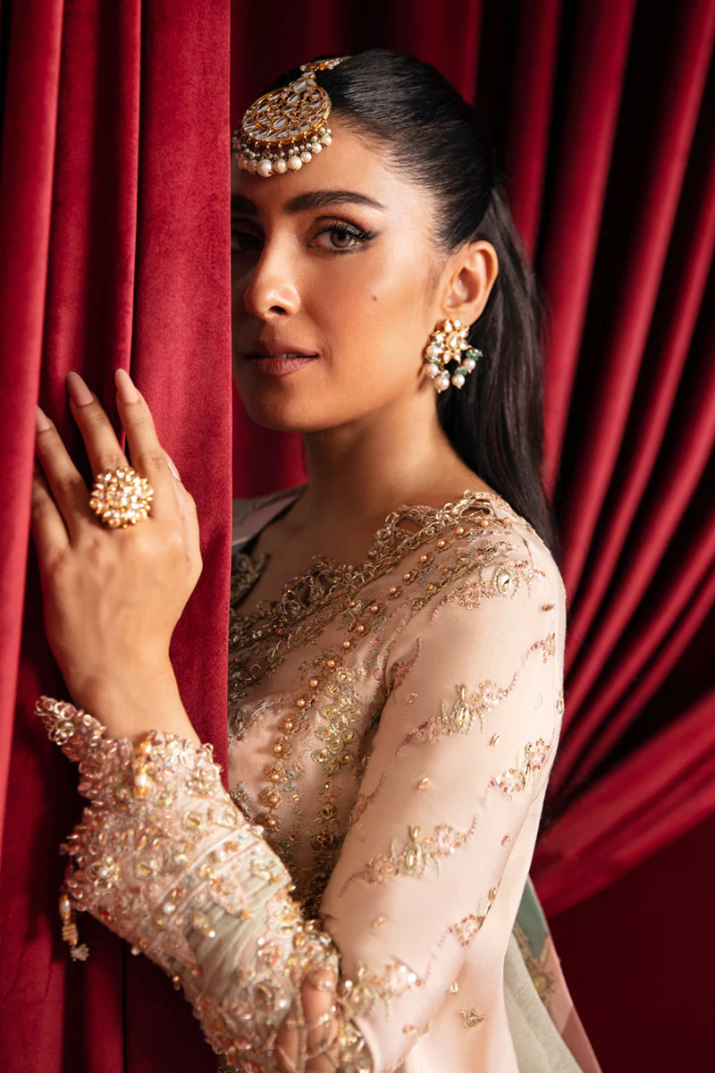 Qalamkar Heer Ranjha Luxury Wedding Formals – HR-03 MEHER - Image 4
