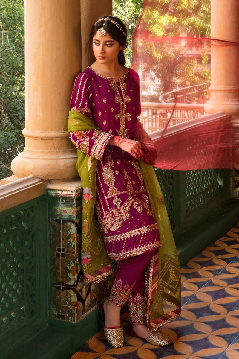 Qalamkar Khaab Luxury Festive Formals 2022 – KF-06 AARMISH - Image 3