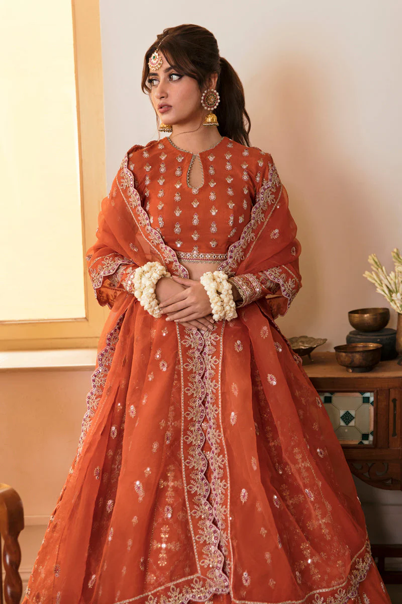 Qalamkar Khaab Luxury Festive Formals 2022 Vol-2 – NF-03 MEHAR - Image 5