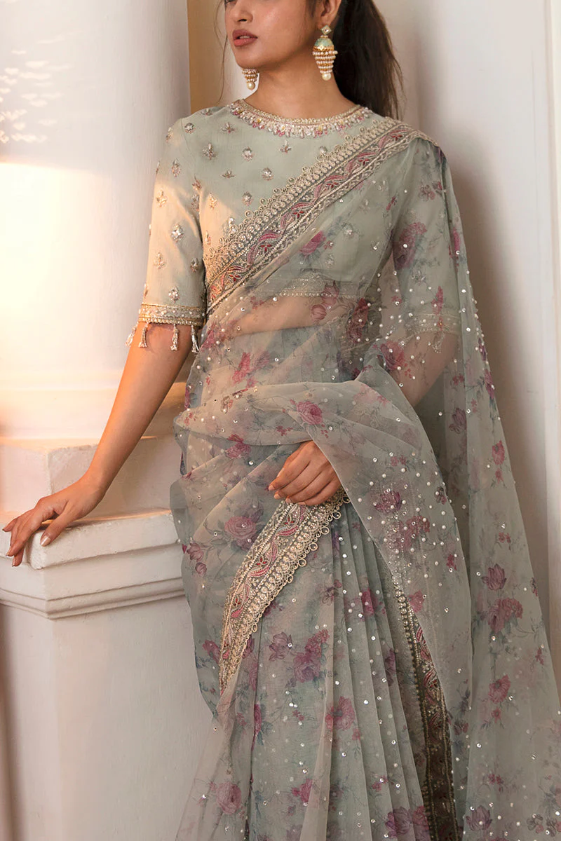 Qalamkar Khaab Luxury Festive Formals 2022 Vol-2 – NF-05 AFROZE - Image 2