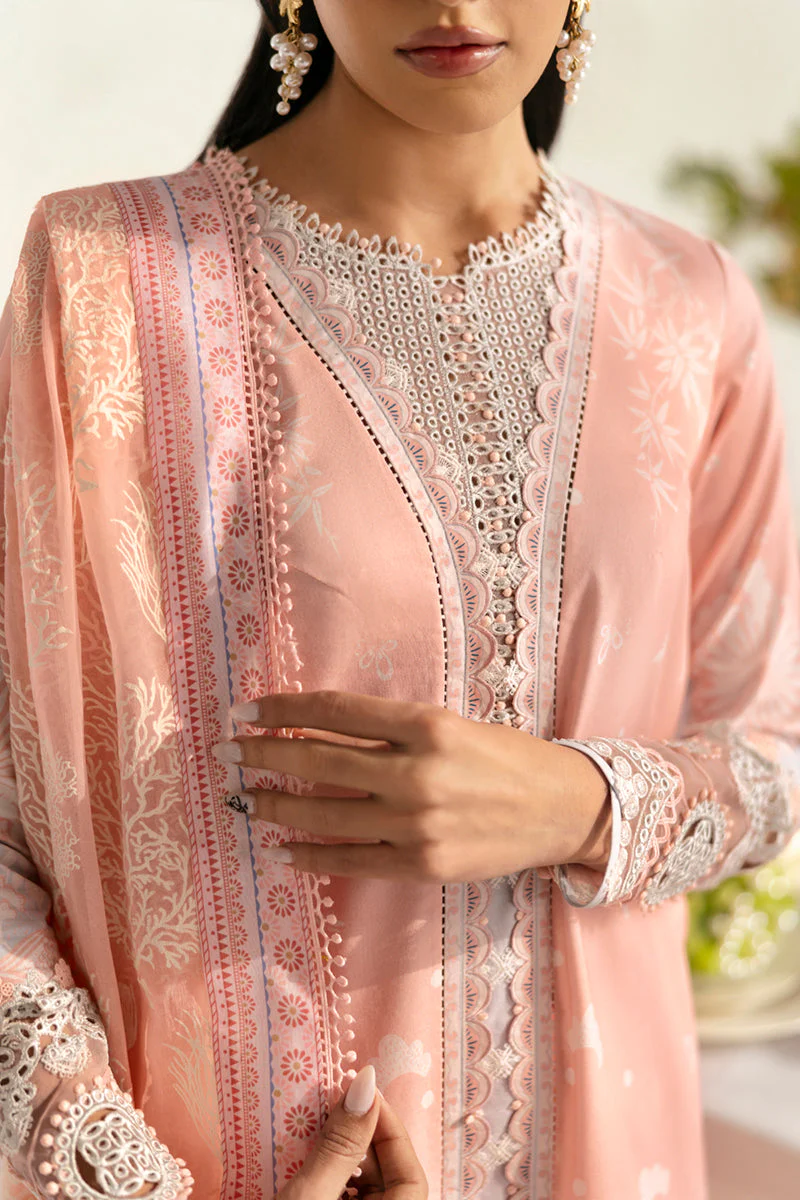 Qalamkar Lawn QPrints – PQ-02 Aroha - Image 3