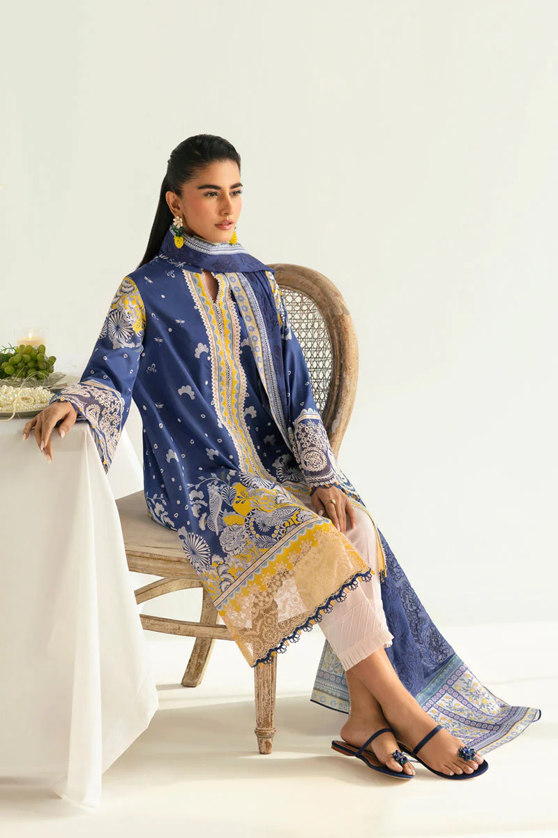 Qalamkar Lawn QPrints – PQ-02 Hina - Image 5