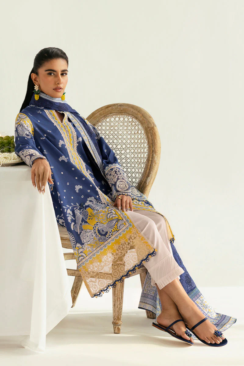 Qalamkar Lawn QPrints – PQ-02 Hina - Image 6
