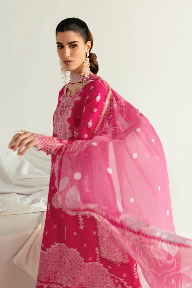 Qalamkar Lawn QPrints – PQ-06 Veda - Image 2