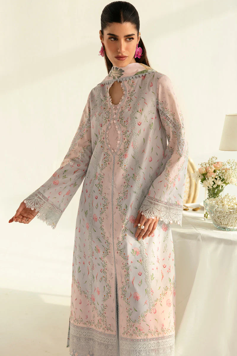Qalamkar Lawn QPrints – PQ-07 Jane - Image 6
