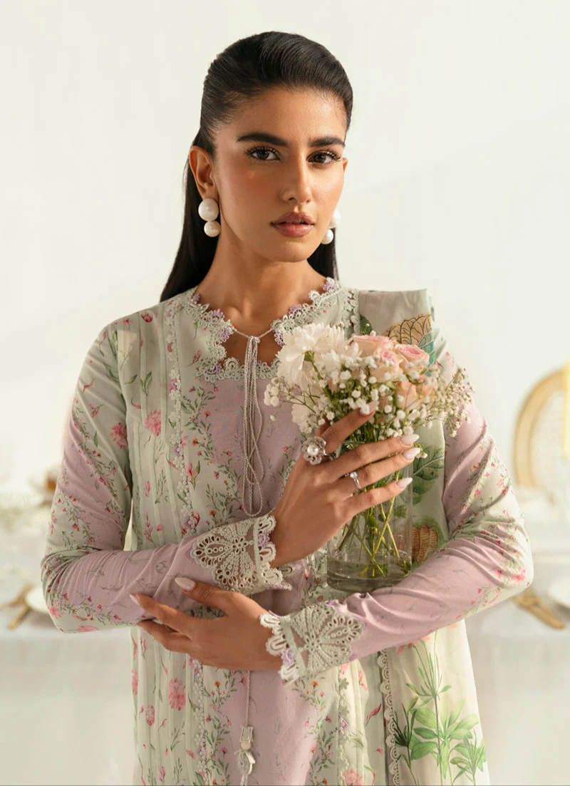 Qalamkar Lawn QPrints – PQ-07 Lira - Image 2